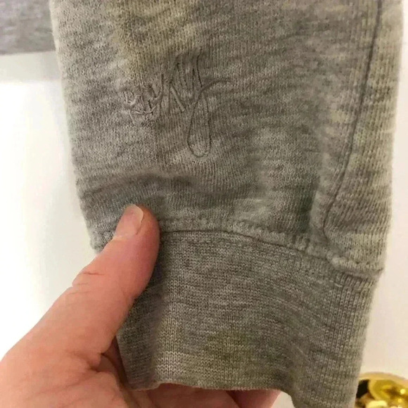 Roxy Grey Hoodie Floral Hood Size Extra Small - Picture 3 of 16